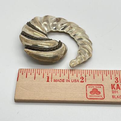 LOT 25: Vintage Silver 925 Pendant/Brooch - 22.8 grams total weight