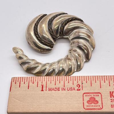 LOT 25: Vintage Silver 925 Pendant/Brooch - 22.8 grams total weight