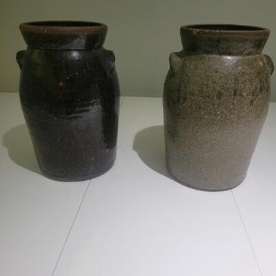 Two Stoneware Crocks (M-DW)
