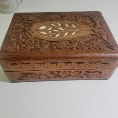 International Items Includes Hand Carved Box From India, Greek Wool Cap & More (H-DW)