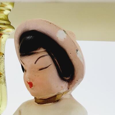 1950'S RETRO ATOMIC ERA MID CENTURY ORIENTAL TV LAMP