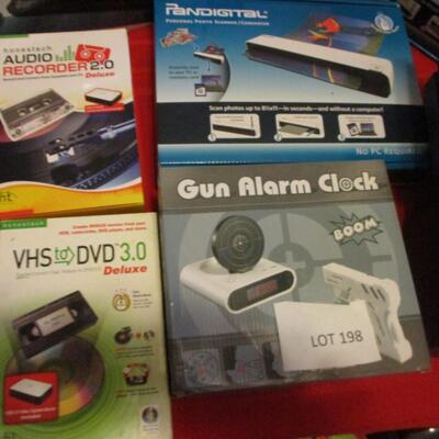 Electronics-- Scanner, Camcorder