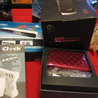 Electronics-- Scanner, Camcorder