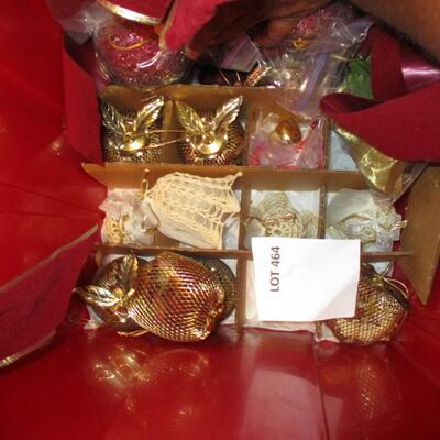 Ornaments and Ribbon