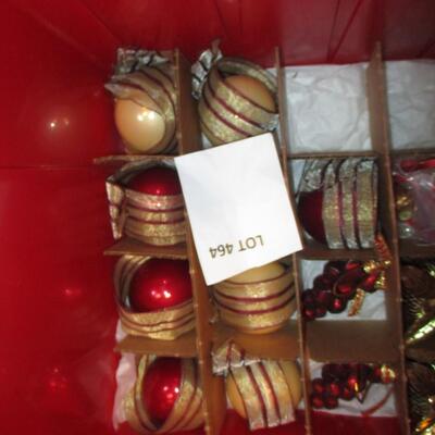 Ornaments and Ribbon