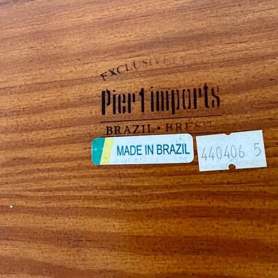 Pier 1 Imports Exclusive Made in Brazil French Art Deco Style End Tables