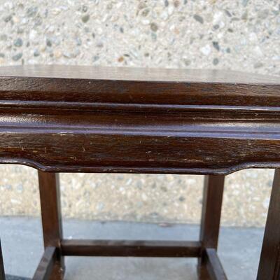 Small Mid Century Wooden Stool