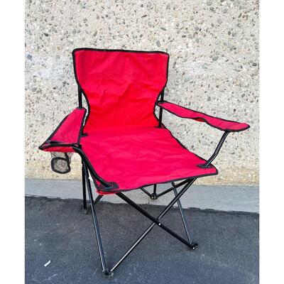Dick's Sporting Goods Sporting Event Camping Red Folding Arm Chair