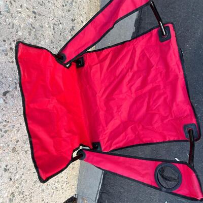 Dick's Sporting Goods Sporting Event Camping Red Folding Arm Chair