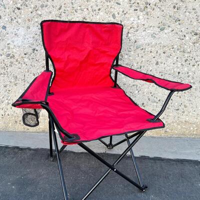 Dick's Sporting Goods Sporting Event Camping Red Folding Arm Chair