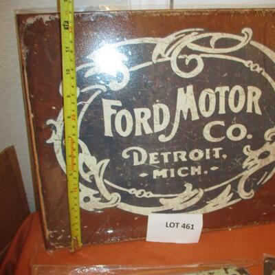 Oversized Books, License Plates, Signage