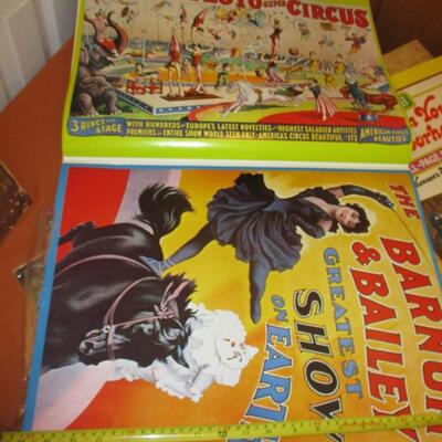 Oversized Books, License Plates, Signage