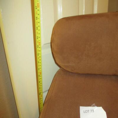 Suede Brown Office Chair