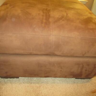 Suede Chaise Lounge