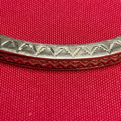 R. Lee Navajo cuff bracelet 40 grams .925 sterling