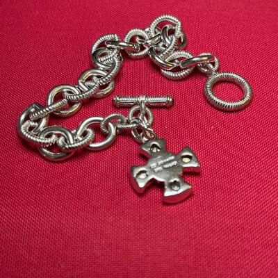 Judith Ripka .925 fashion bracelet WOW 46 grams of silver