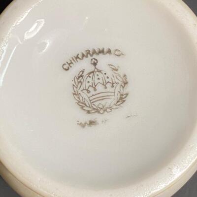 LOT 2: Vintage Chikaramachi Lusterware Set Condiment Set