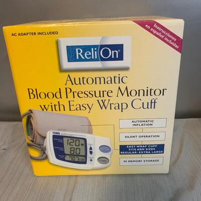 Relion Automatic blood pressure monitor w/ Easy wrap Cuff Brand new