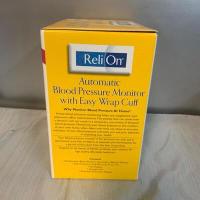 Relion Automatic blood pressure monitor w/ Easy wrap Cuff Brand new