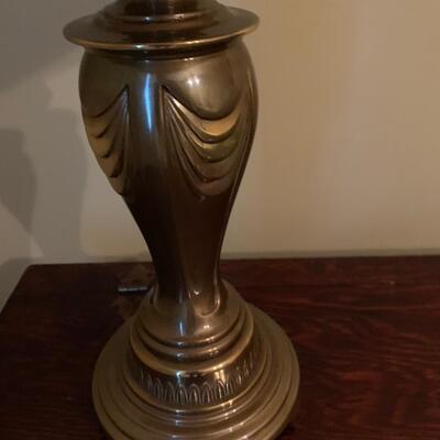 PAIR - Decorative Brass Lamps - Work  Great