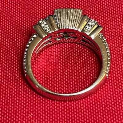 Judith Ripka .925 fashion ring Size 8