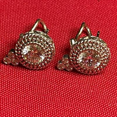 Judith Ripka .925 sterling earrings