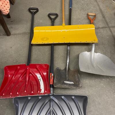 Assortment of shovels