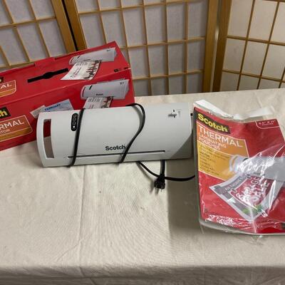 Scotch Thermal Laminator and pouches