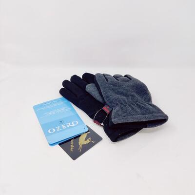 NEW DEER SKIN SUEDE LEATHER FLEECE GLOVES MEDIUM