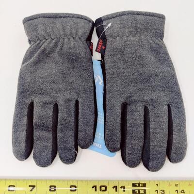 NEW DEER SKIN SUEDE LEATHER FLEECE GLOVES MEDIUM