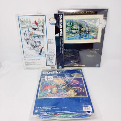 CROSS-STITCH KITS LOT #2