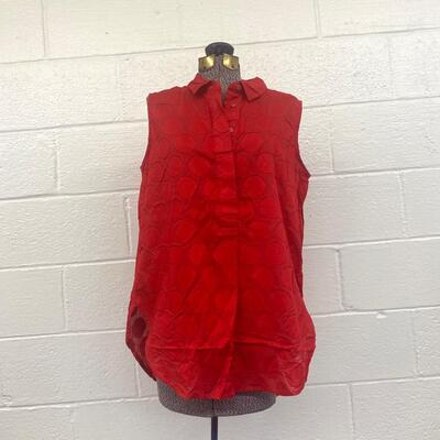 LIZ CLAIRBORNE - LIGHT & BRIGHT WOMENâ€™S DRESSY TOP - SIZE L