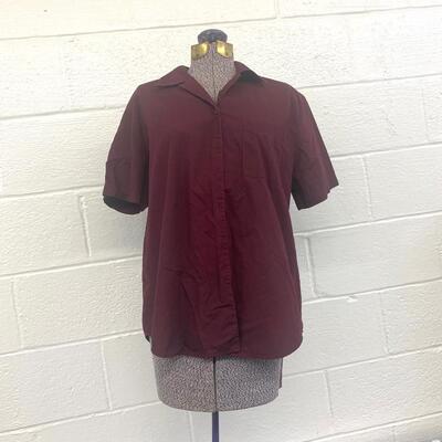 KAREN SCOTT SPORT - SIMPLE WOMENâ€™S BLOUSE - SIZE M