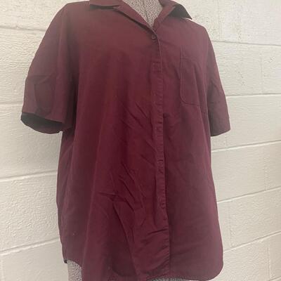 KAREN SCOTT SPORT - SIMPLE WOMENâ€™S BLOUSE - SIZE M