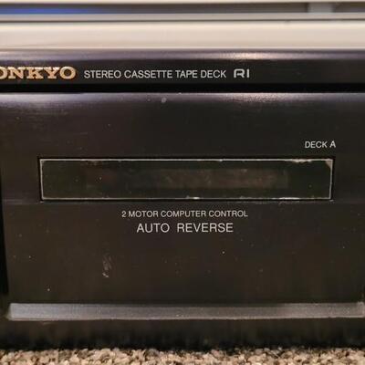 Lot 16: Vintage ONKYO Stereo Cassette Tape Player
