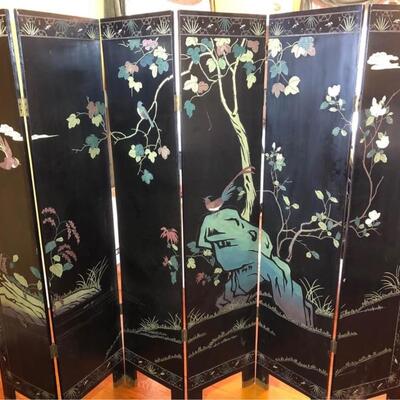 Very Rare Late 1800â€™s Asian Screen Divider. Great Condition! Double Sided