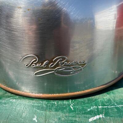 Vintage Paul Revere Stainless Steel Whistling Tea Pot