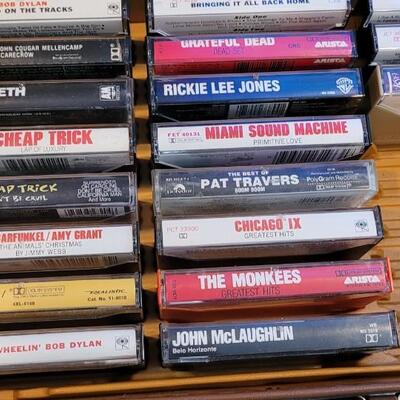 Lot 51: Vintage Cassette Tape Collection with Carry Case