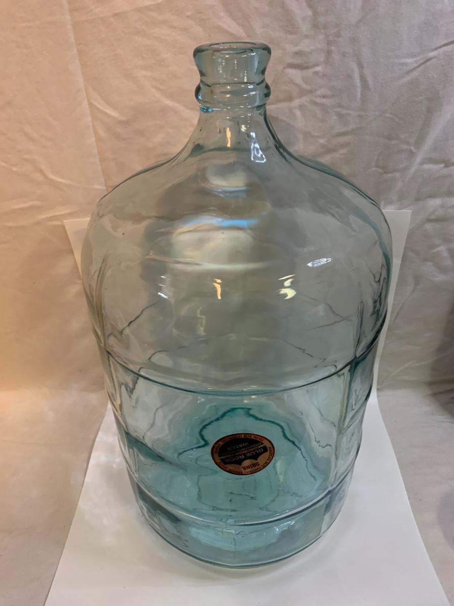 Vintage CRISA 5 Gallon 18.9 Liters Clear Glass Water Bottle Jug Made In  Mexico