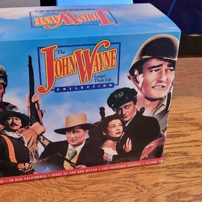 Lot 55: Vintage VHS John Wayne Full Collection