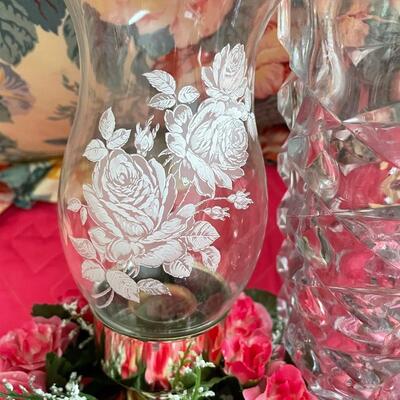 Crystal and Cut Glass set with Vase from Germany