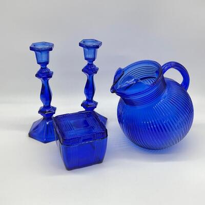 We-zâ€™s Cobalt Blue Collection ~ Four (4) Piece Assortment