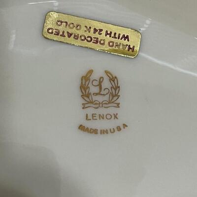 LENOX ~ Five (5) Assorted 24 Gold Trim Decorative Porcelain