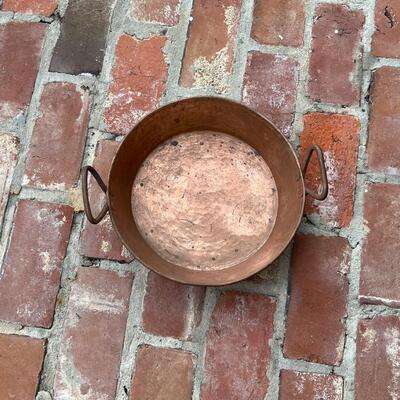 Three (3) ~ Handled Copper Pans