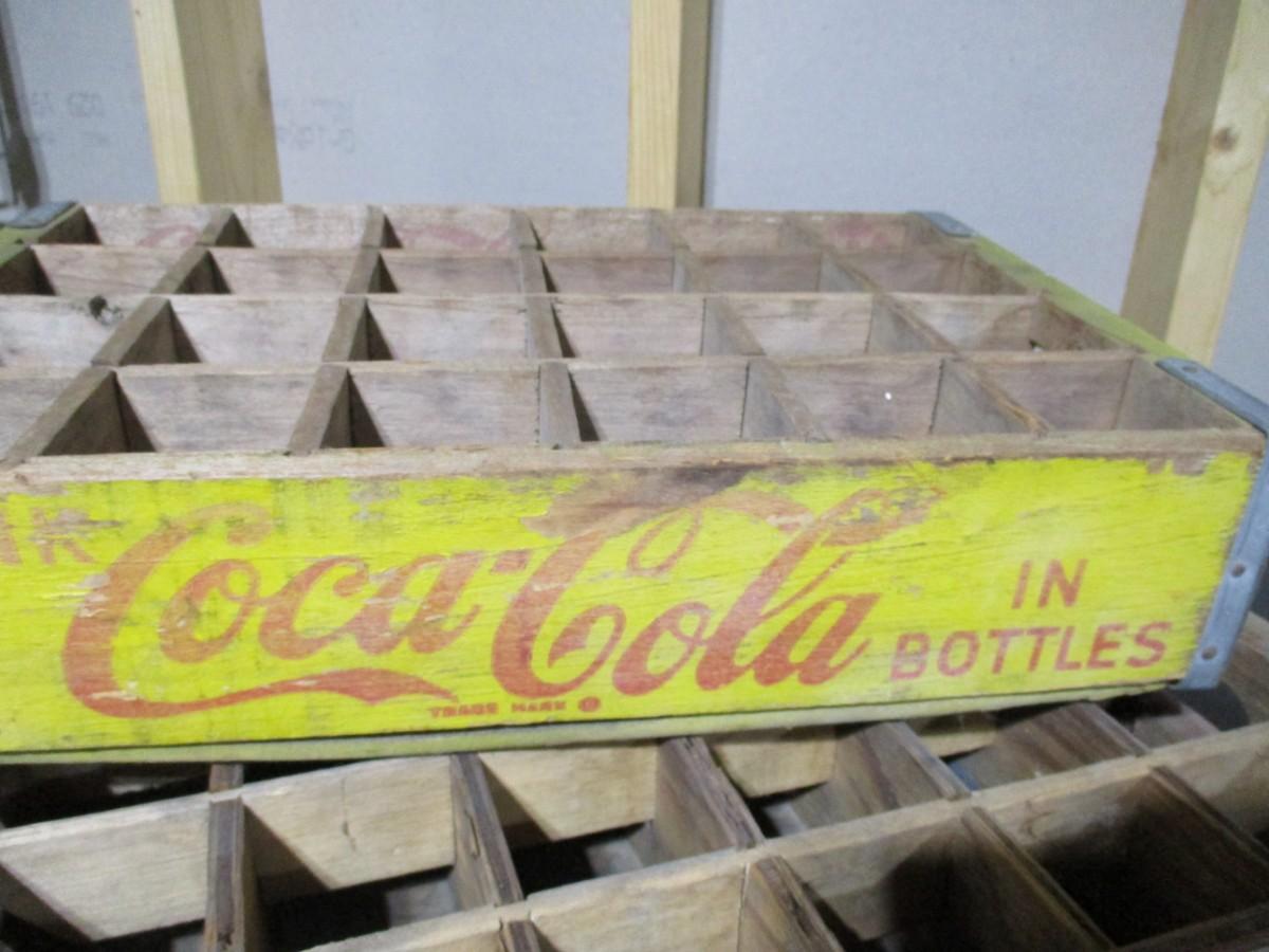 Pair of Vintage Coca Cola Slotted Crates