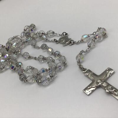 Beautiful Crystal Beaded Rosary