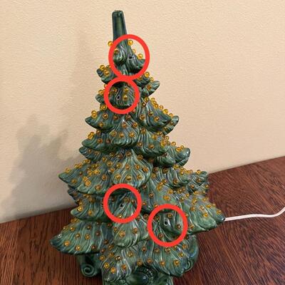Vintage Musical Ceramic Christmas Tree ~ *Read Details