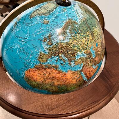 Vintage Replogle Illuminating Globe with Working Light