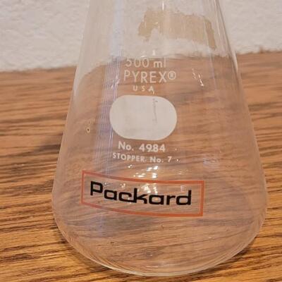 Lot 91: Vintage PACKARD Chemistry Beaker Set