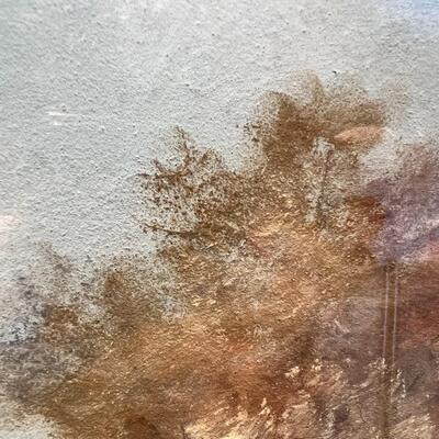 Circa 1870s William Christian Symons (1845-1911) Original Pastel Landscape Painting